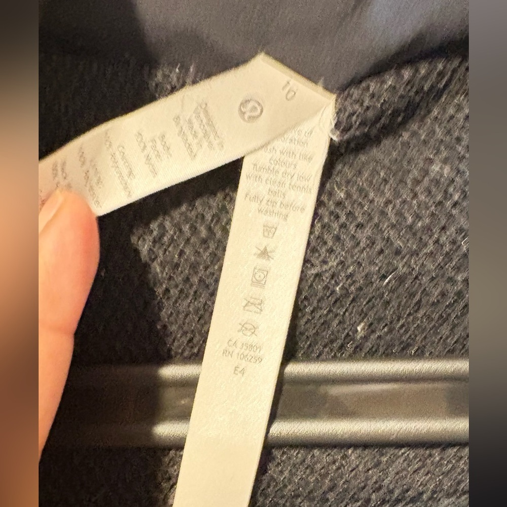 Lululemon Athletica Black Textured Fabric